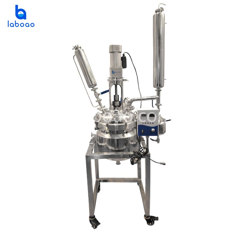 10L 재킷 스테인레스 스틸 화학 반응기