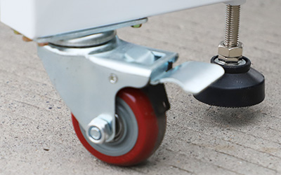 30 % 공기 배출 70 % 공기 재순환 생물 안전 캐비닛 detail - 유니버셜 휠과 고정 캐스터, 고정 기계가 돌아다니지 않습니다.