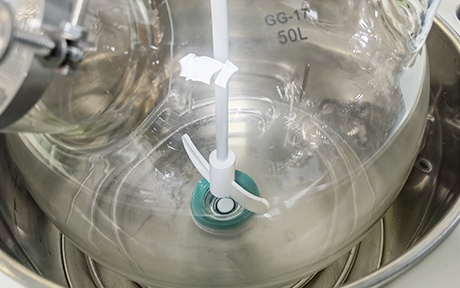 50L 단층 유리 반응기 detail - 50L 고붕규산 유리 구형 주전자, 원통형 주전자는 사용자 정의가 가능합니다.