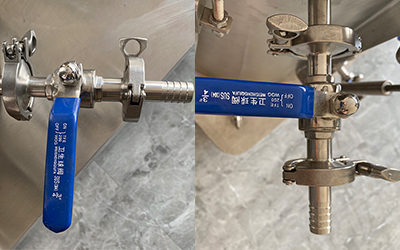 에탄올 알코올 추출 원심 분리기 시스템 detail - 액체 입구, 액체 출구, 압력 릴리프 밸브, 냉각수 입구 및 출구, 압력 게이지 등은 모두 신속하게 설치 및 분해할 수 있습니다.