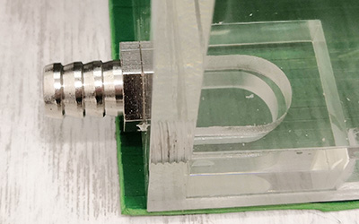 12 Vessel이있는 RC-12DS 용출 시험기 detail - 온도 조절 수조 인터페이스.