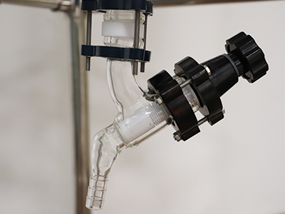 스테인리스 진공 여과 시스템 detail - 유리 배출 밸브, 편리하고 빠르게 재활용 및 용해